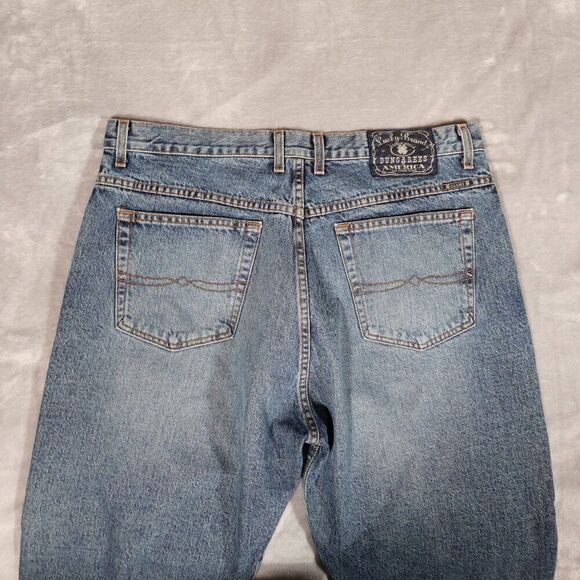 Vintage Lucky Brand Slim Fit Denim Jeans Mens 38 (Fits 36x32) Made In USA - Picture 5 of 11